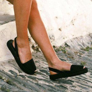 Alohas Ibizas Raffia Platform Espadrilles